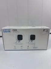 Blink Mini 2-Pack Indoor HD Security Cameras with Wi-Fi White New