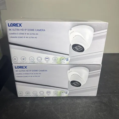 Lorex 4K HD Dome Dome Security Camera E841CD-E Sealed Lot Of 2