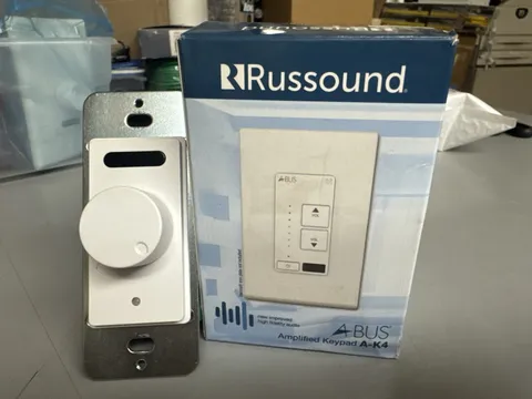 Russound A-K4 A-BUS System Control Amplified Keypad - White - NEW