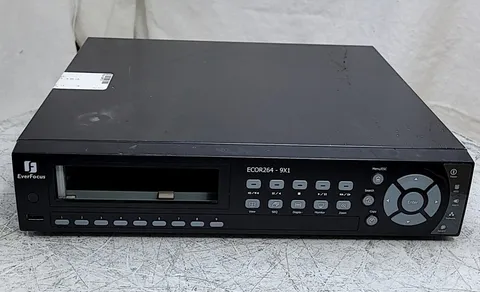 EVERFOCUS ECOR264-9X1R 2COR091RA10001R 9CH Security DVR System SEE NOTES