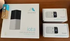 abode iota Smart Secure All-in-One Home Security Kit with 2x keypads, wallmount