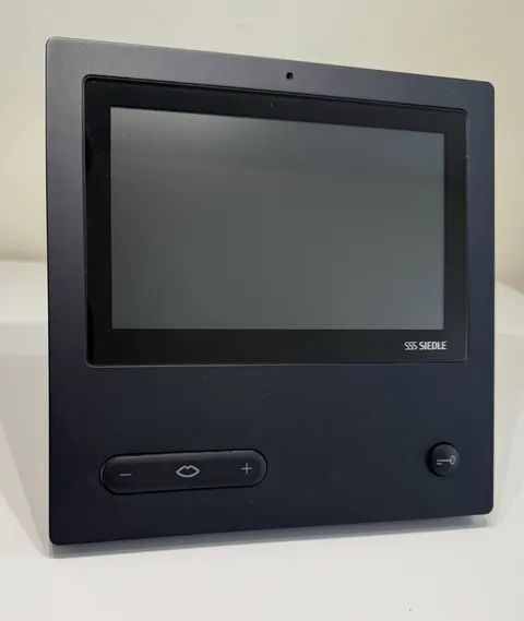 Siedle BVPC 850-0 - 17.8 cm (7") - Black-Touch-Indoor, Desk Mount Included