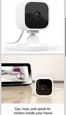 Blink Mini White Indoor Plug-In Live HD Smart Security Camera (New in Box)