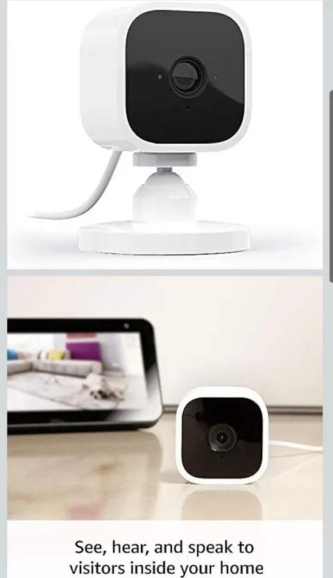 Blink Mini White Indoor Plug-In Live HD Smart Security Camera (New in Box)