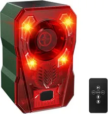 Solar Outdoor Motion Sensor Alarm - Dog Barking Alarm for Farm Yard | 4 Volume A