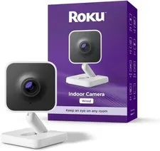 Roku Smart Home Indoor Camera SE Wi-Fi Security Camera Wired