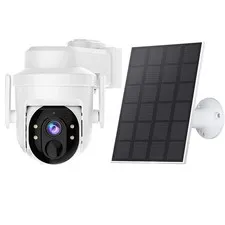 2K Solar Battery Camera Outdoor Wireless WiFi Security Camera 360 Pan/Tilt CCTV