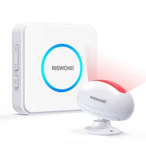 AMHEY Motion Sensor Door Chime, Wireless Detector Alarm Indoor, White