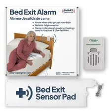 Smart Caregiver Bed Alarm for Elderly Adults – 1 Count (Pack of 1), White