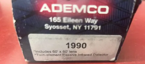 Ademco 1990  passive infrared detector