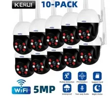 KERUI 10PCS 5MP Wireless Security Camera Outdoor Wifi Night Vision IP65 Cameras