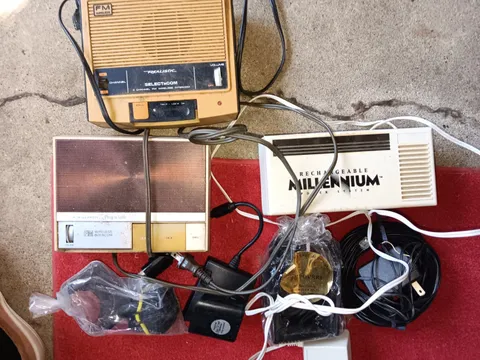 Mixed Lot Realistic Radio Shack Intercom, Radio & Phone Parts & Battery Charger