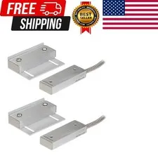 Pack of 2 Industrial Wide-Gap Magnetic Contact Switches, 3" Operation Gap NO/...
