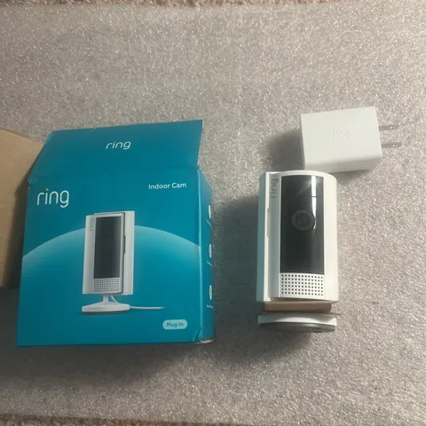 Ring Indoor Cam 2nd Gen Plug-In 1080p HD WiFi Security Camera White Ships Free