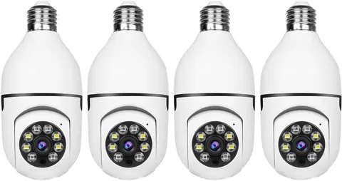 Light Bulb Security Camera -5G& 2.4Ghz Wifi 2K Security Cameras Wireless Outdoor