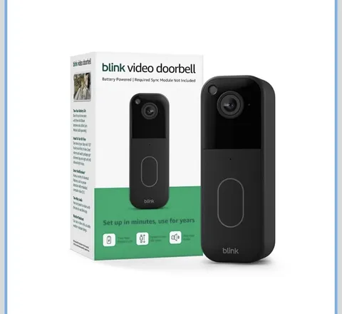 Brand New Factory Sealed Blink Battery Doorbell 2K+ Wireless Smart Video Camera 