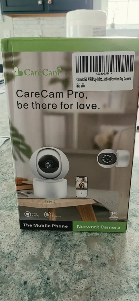 CareCam Pro Y610 Wi-Fi HD Panoramic Indoor IP Camera Night Vision Motion