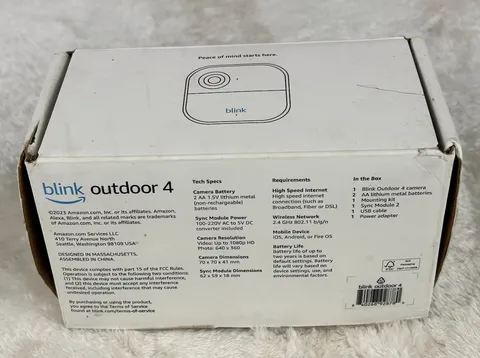 Blink Outdoor 4 Wireless Smart Security System w/ 1 Camera