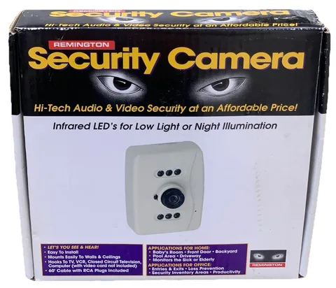 Vintage Remington Security Camera Hi Tech Audio And Video Model 00807