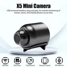 Mini 1080P Wireless Security Camera Night Vision Motion Detection Portable
