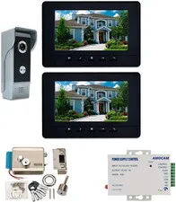 Apartment Video Intercom System and Electric Control Door Lock and 12V Power Sup
