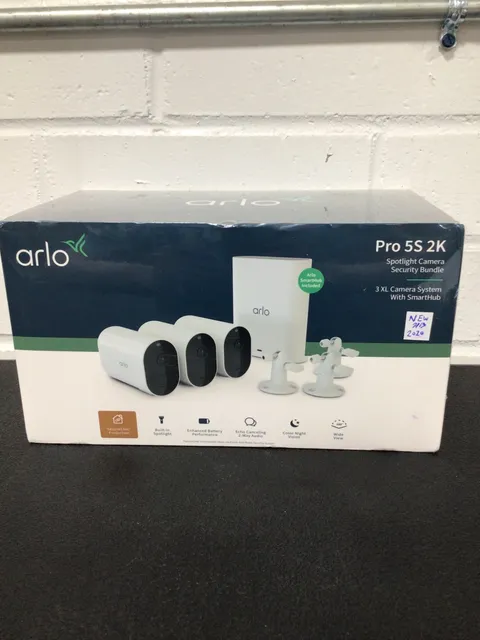 Arlo Pro XL White 2K HDR 5th Gen Security Camera - 3 Pack