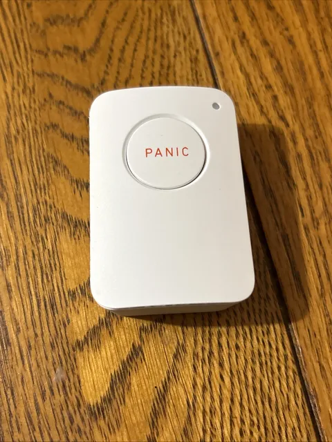 SimpliSafe Home Security System Panic Button Model PB3 White Gen3 Third Gen