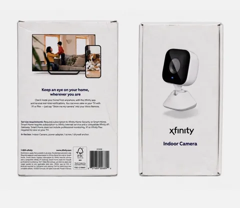 Xfinity Indoor Security Camera 1080p FHD Wi-Fi IP Network White/Black