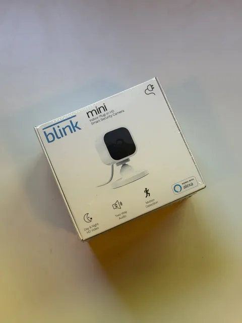 Blink Mini Indoor Plug-In Live HD Smart Security Camera (New in Box)