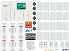 D34 WIFI 4G Internet TUYA APP Wireless Wired Home Security Burglar Alarm System