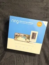 Ring Stick-Up Cam Battery White Wireless Security Camera 1080p HD Indoor/Outdoor