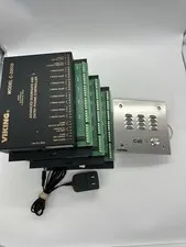 3x VIKING C-2000B DOOR/GATE AND ENTRY PHONE CONTROLLER W/ POWER SUPPLY & Speaker