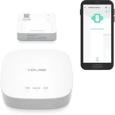 YoLink LoRa Smart Vibration Sensor & Hub Starter Kit Hub & Smart Shock, Glass...