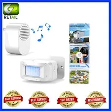 Driveway Alarms Wireless Outside Weatherproof - Motion Sensor Alarms System Moti