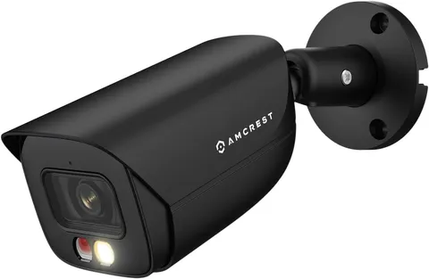 5MP IP PoE AI Camera w/ 49ft Color Night Vision, Security Outdoor Bullet Camera,