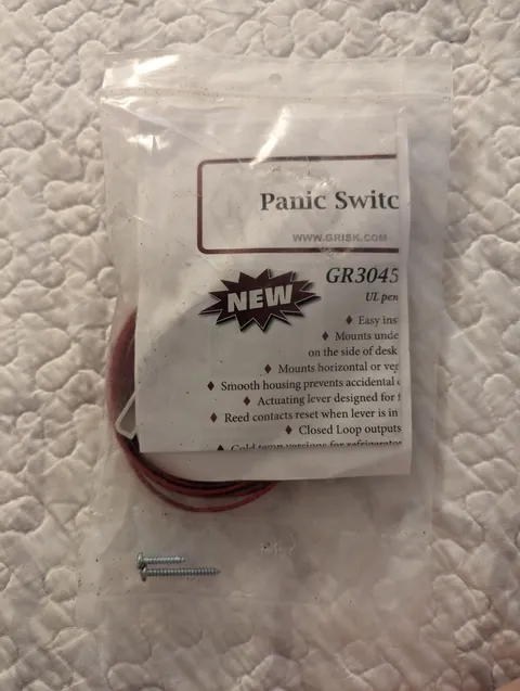 GRI temperature alarm switch.