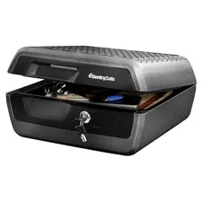 SentrySafe Fireproof and Waterproof Document Safe with Key Lock, Lock Box for...