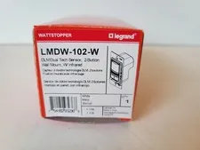 WATTSTOPPER LMDW-102-W DLM Digital Dual Tech Wall Sensor, 2-button, White, NEW