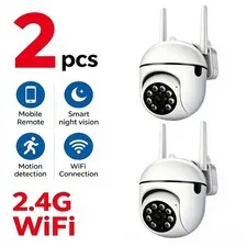 PHANSATIM Wireless WiFi Home Pet Security Camera 2K HD Resolution,Two-way Audio