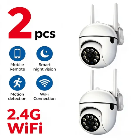 PHANSATIM Wireless WiFi Home Pet Security Camera 2K HD Resolution,Two-way Audio
