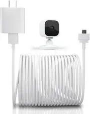 30FT Indoor/Outdoor Blink Mini Charger Cable with USB Plug - Easy Installation