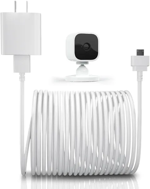 30FT Indoor/Outdoor Blink Mini Charger Cable with USB Plug - Easy Installation