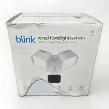Blink Wired Floodlight and Camera - White