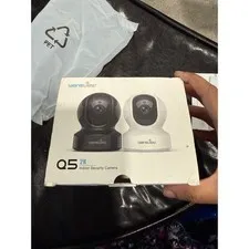 Wansview Q5 2K Indoor Security Camera Black Pan Tilt Night Vision