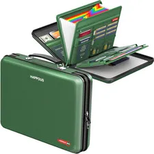 Fireproof Document Organizer, Fireproof Document Box | Portable Hard-Shell Firep