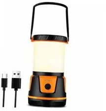 Rechargeable Emergency Light for Home Power Outages Hurricane Light Orange