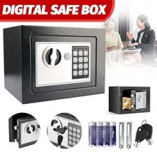 Digital Electronic Safe Box Keypad Lock Security Home Office Cash Jewelry US New