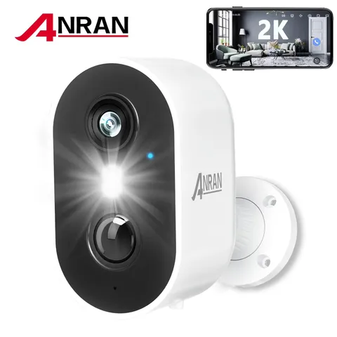 ANRAN 2K Wireless Outdoor Security Camera with Spotlight, Waterproof, PIR Detect