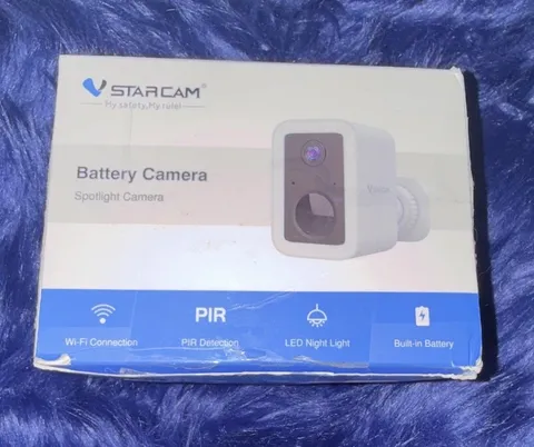 StarCam Battery Wi-Fi SpotlightCamera PIR Two-Way Audio Night Vision Solar