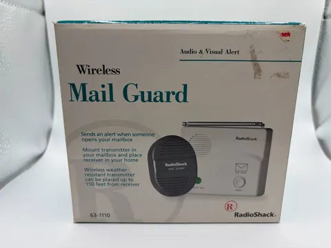 New Radio Shack Wireless Mailbox Guard Audio & Visual Alert System 63-1110